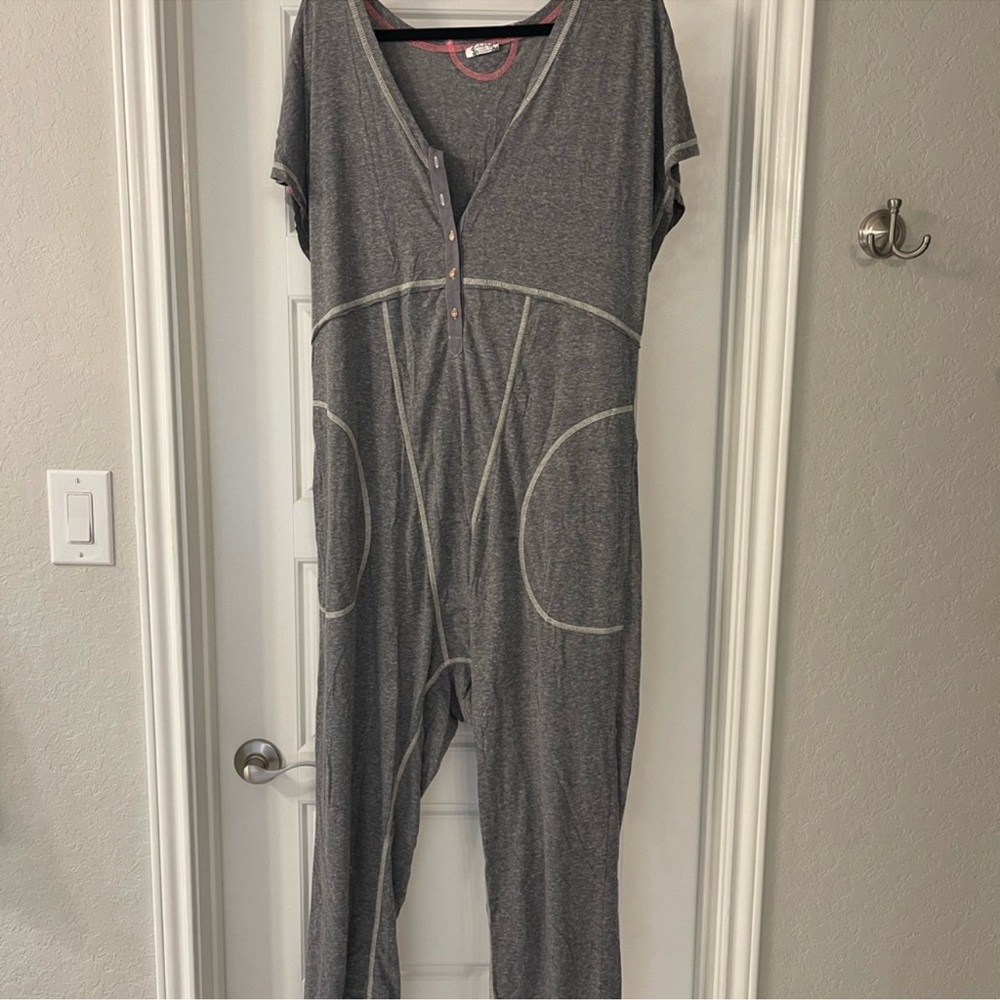 NWOT free people Henley Jumpsuit - Picture 4 of 4